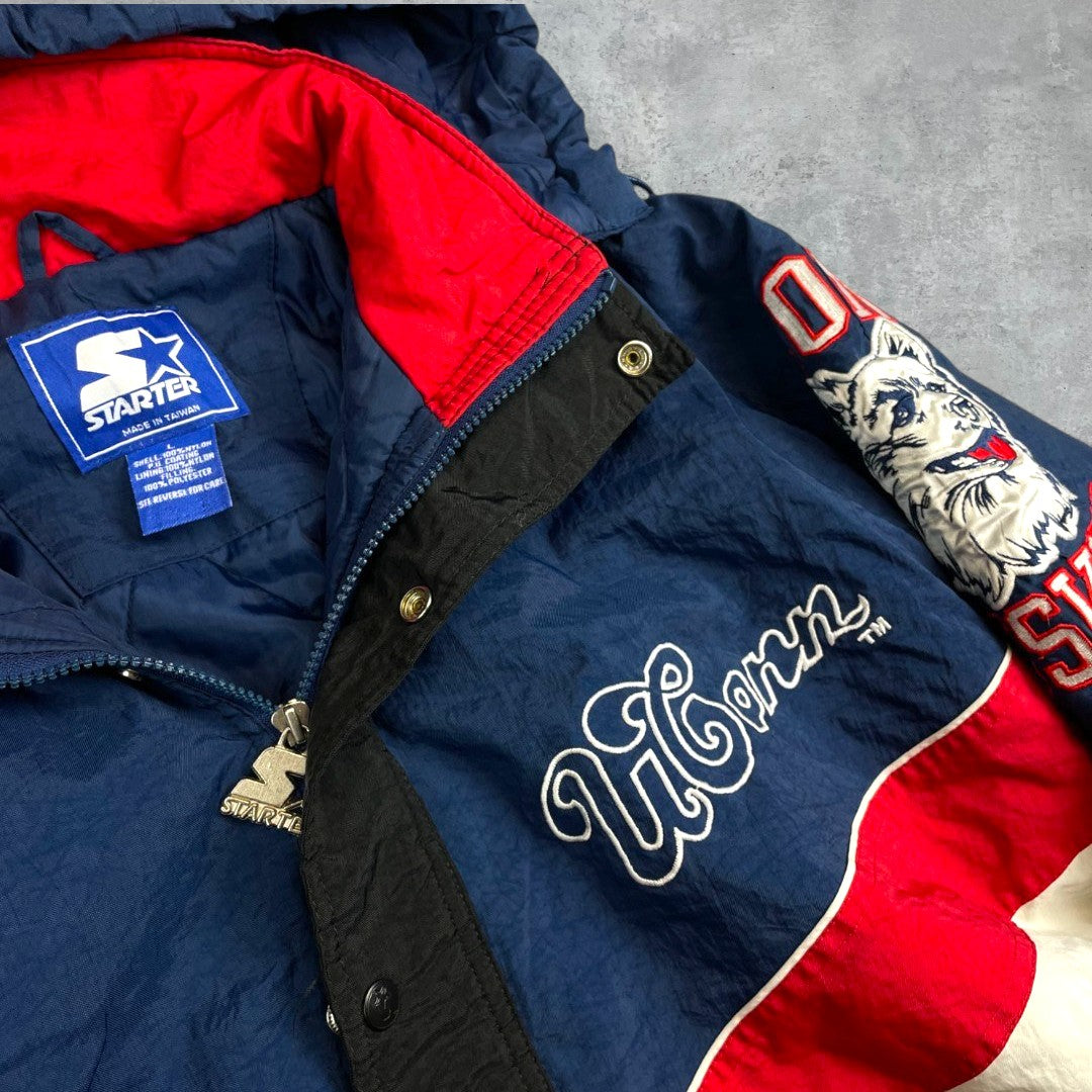 Vintage Starter Uconn Huskies kabát