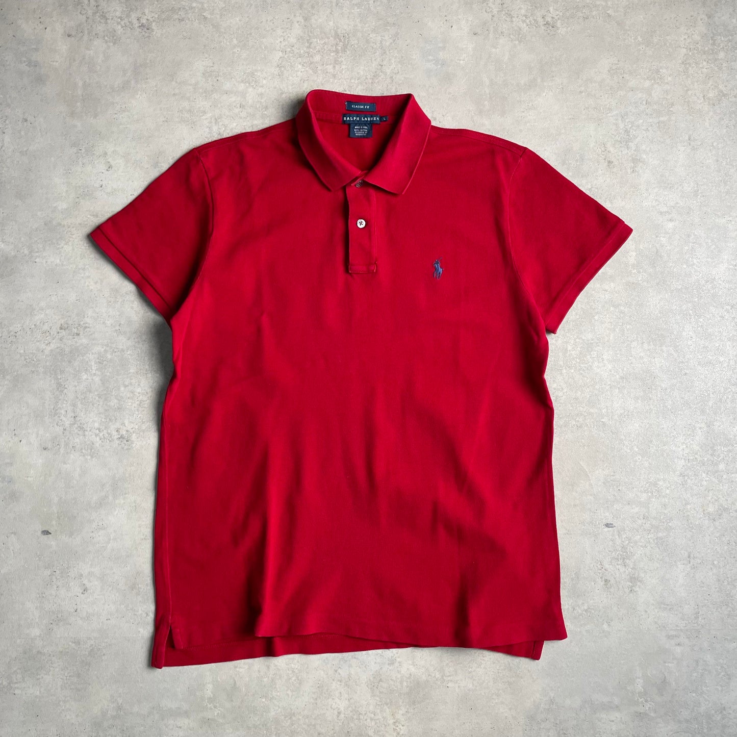 Ralph Lauren piros pólóing