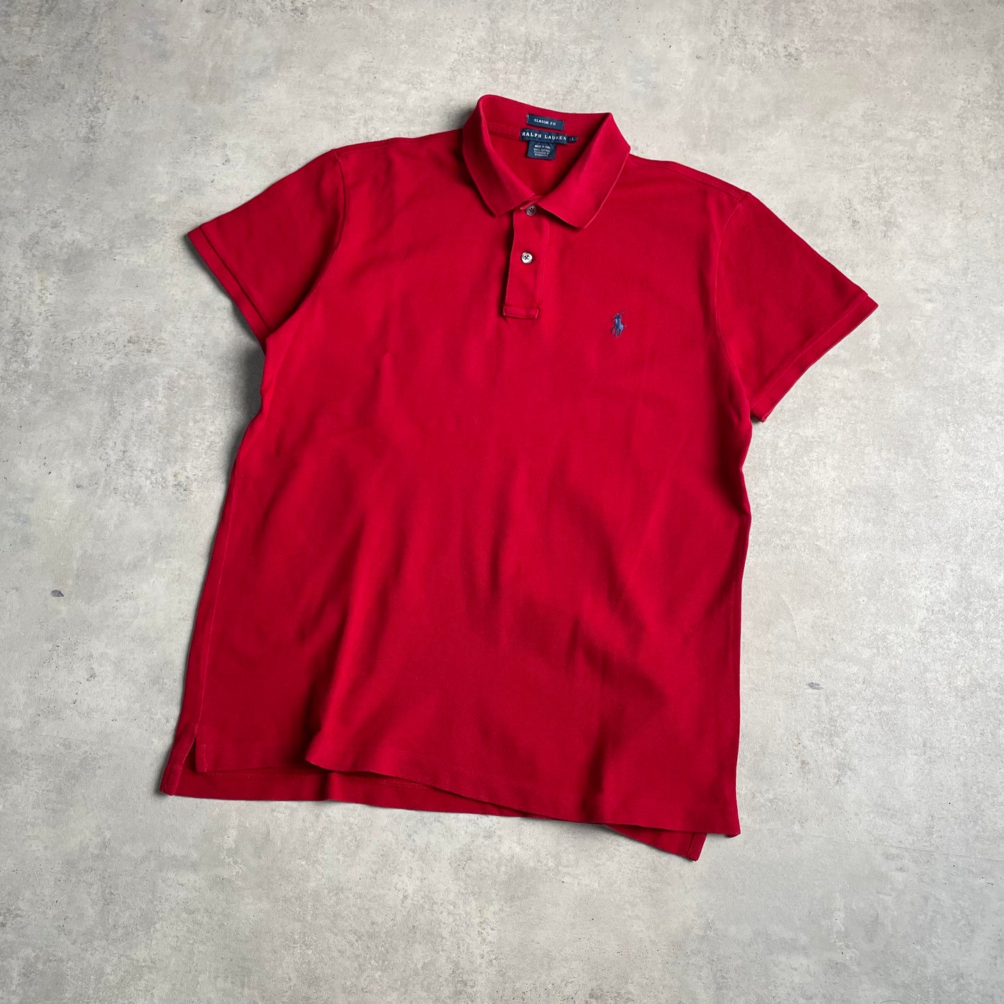 Ralph Lauren piros pólóing