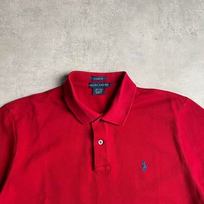 Ralph Lauren piros pólóing