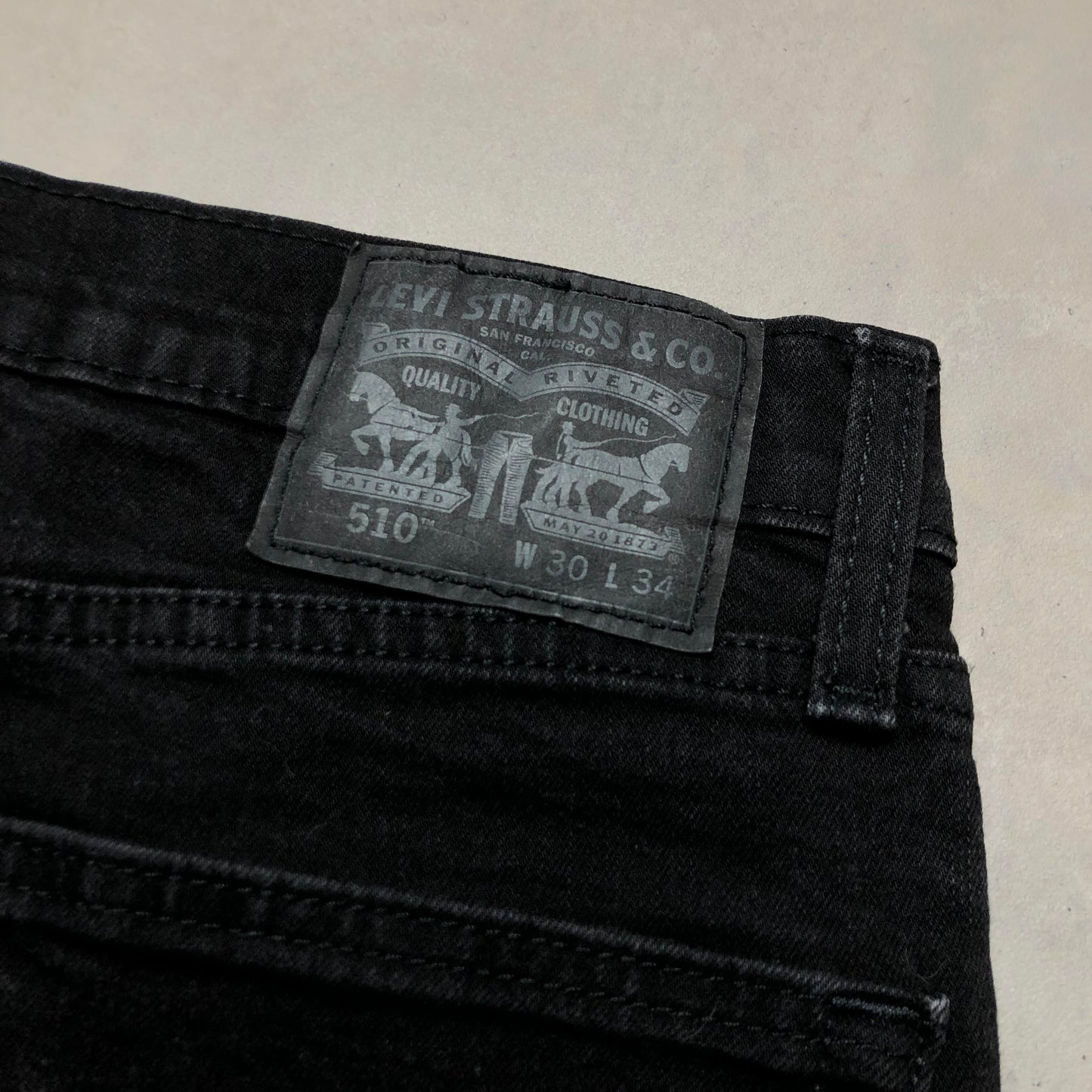 Levi's fekete 510 farmernadrág