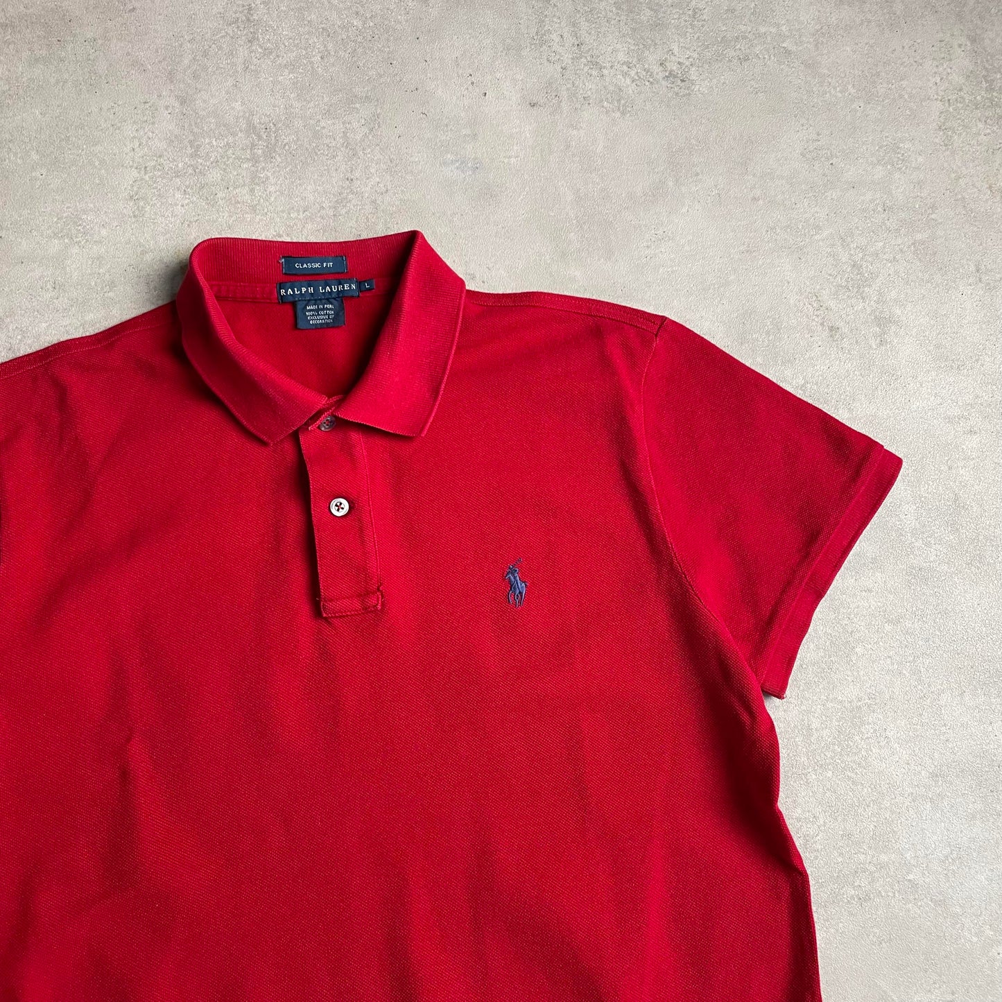 Ralph Lauren piros pólóing