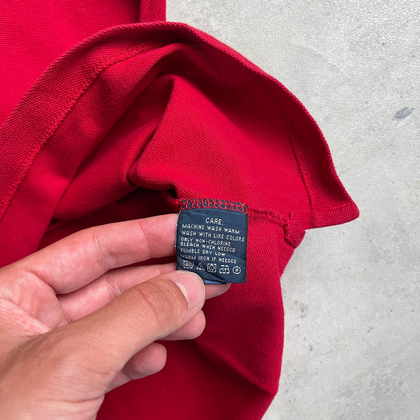 Ralph Lauren piros pólóing