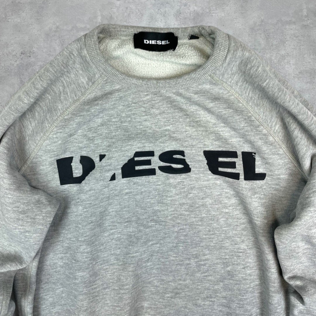Vintage Diesel slash logo crewneck
