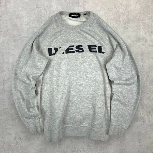 Vintage Diesel slash logo crewneck