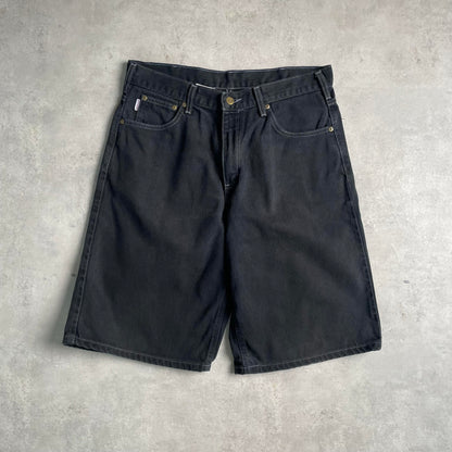 Carhartt fekete farmer rövidnadrág