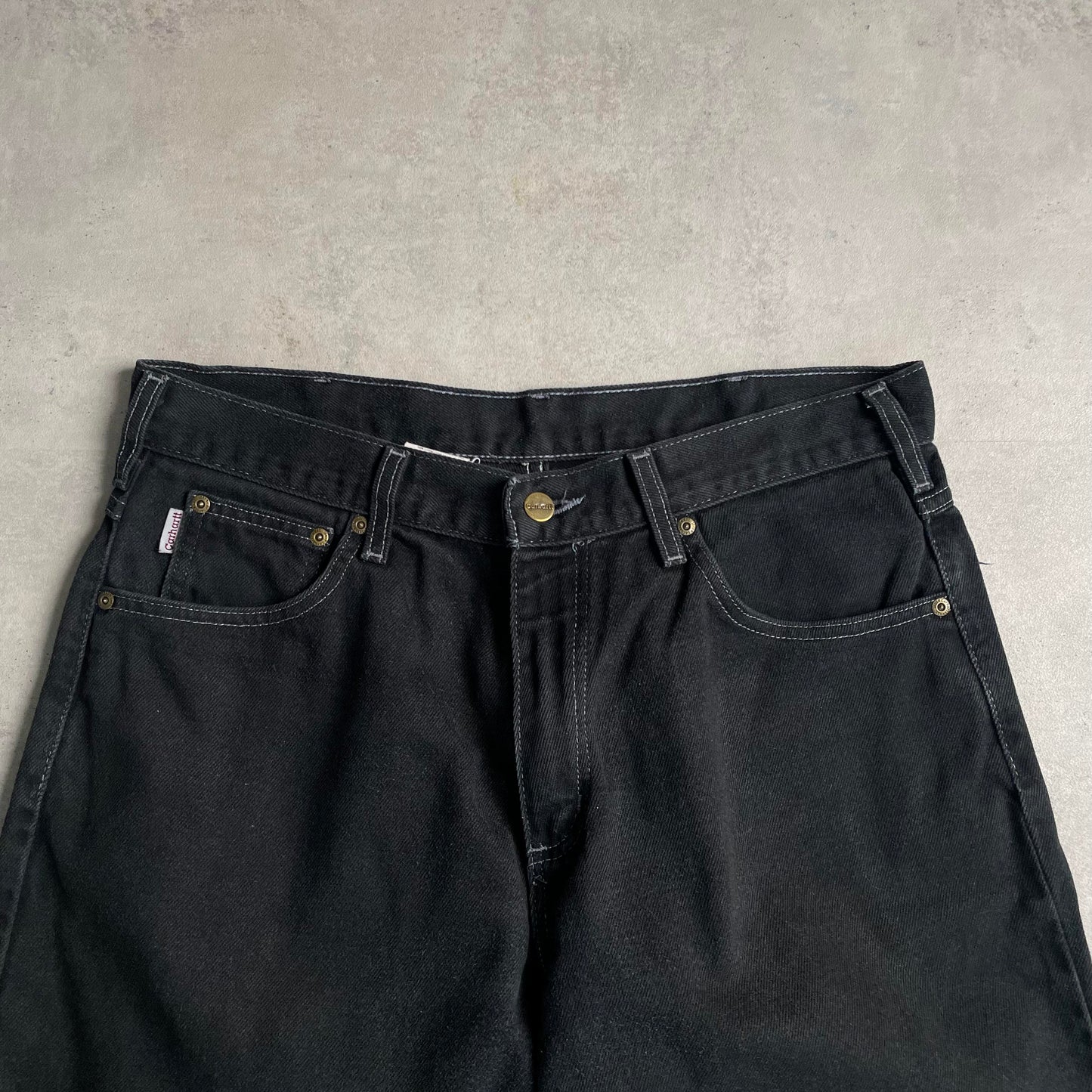 Carhartt fekete farmer rövidnadrág