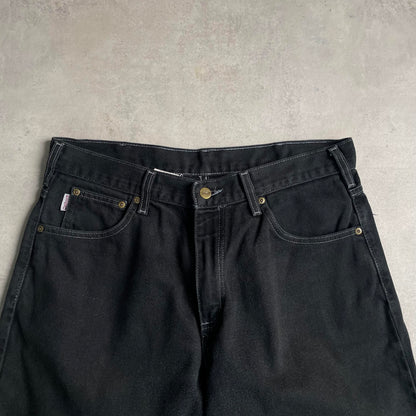 Carhartt fekete farmer rövidnadrág