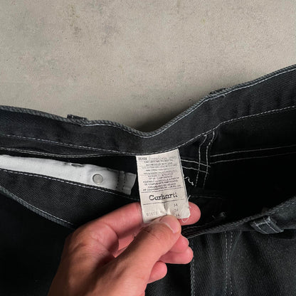 Carhartt fekete farmer rövidnadrág