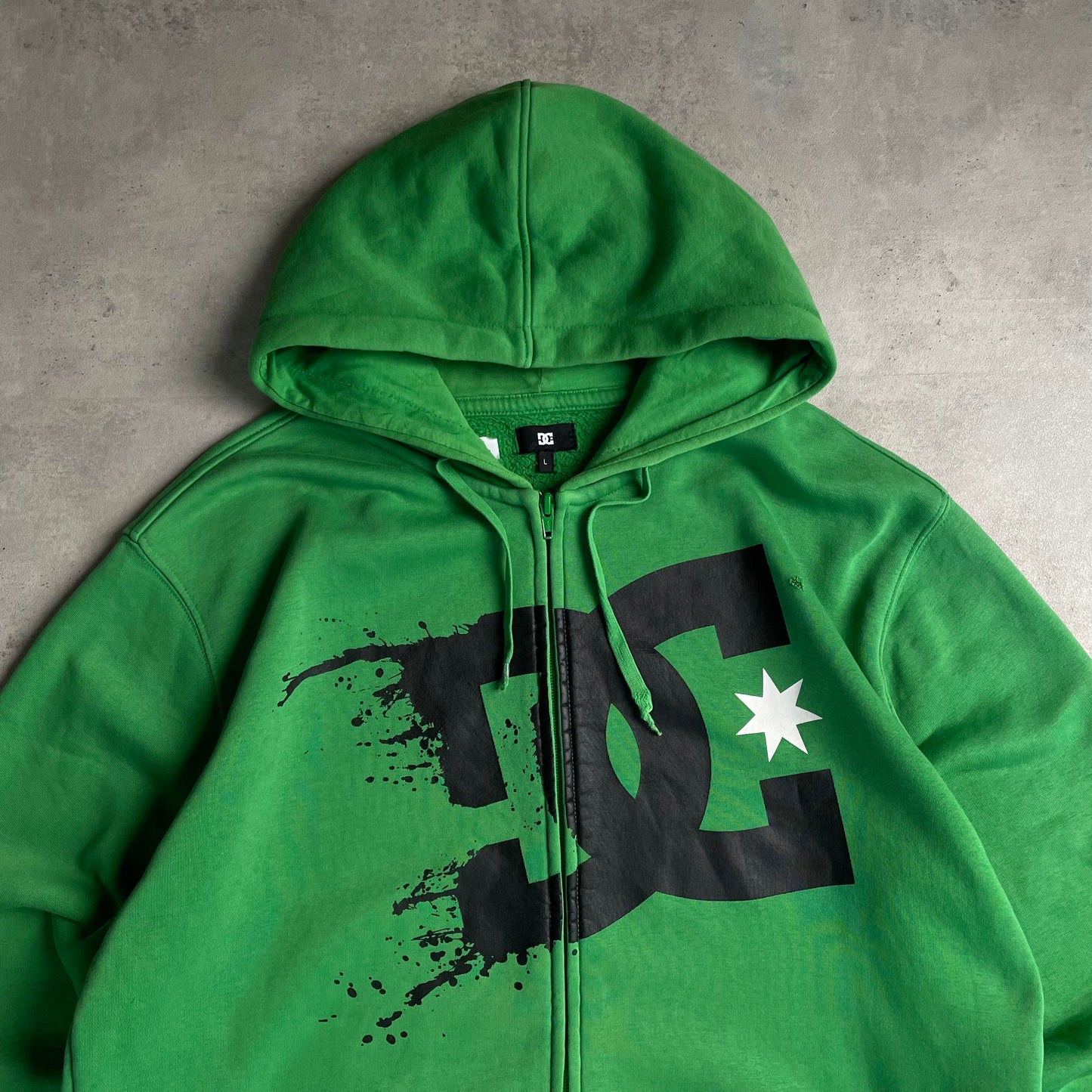Y2K DC zöld hoodie