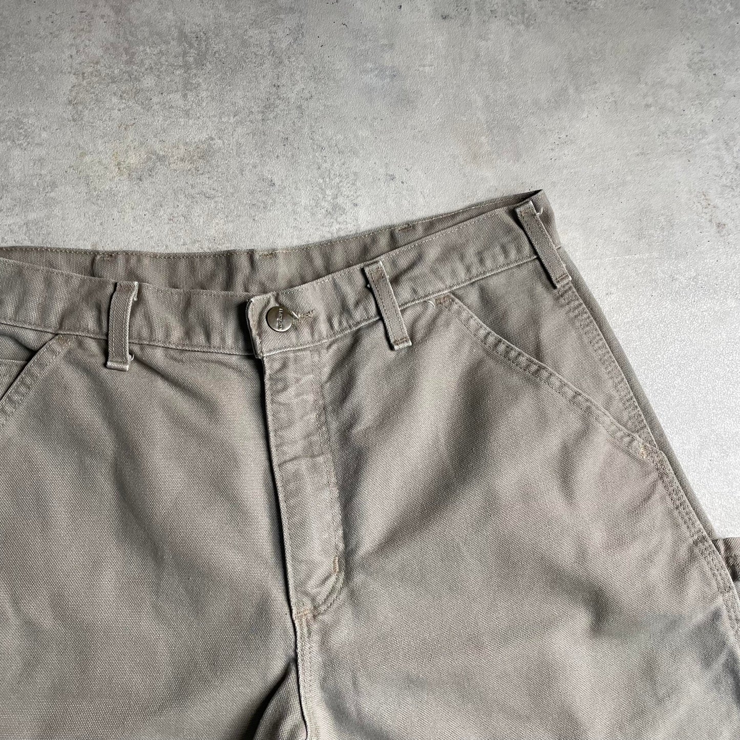 Carhartt homokszínű carpenter rövidnadrág