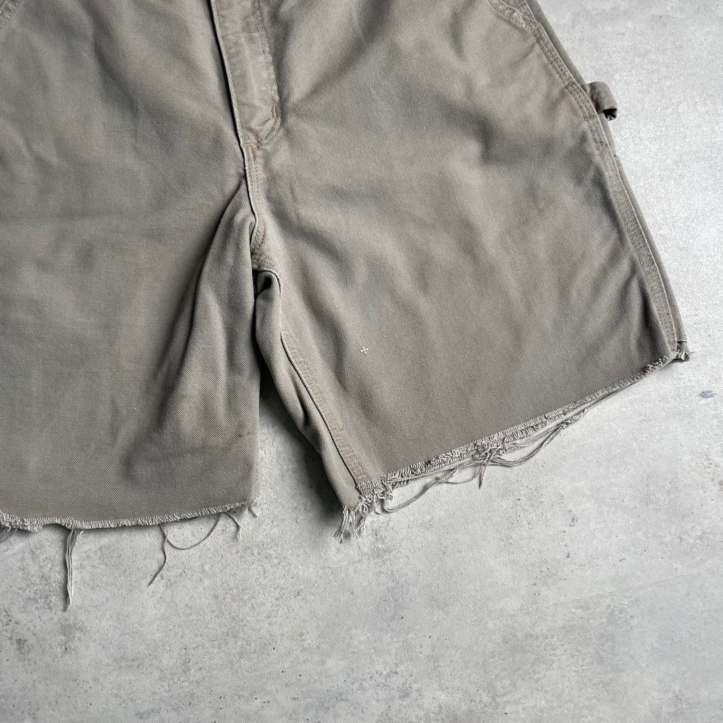 Carhartt homokszínű carpenter rövidnadrág