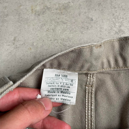 Carhartt homokszínű carpenter rövidnadrág