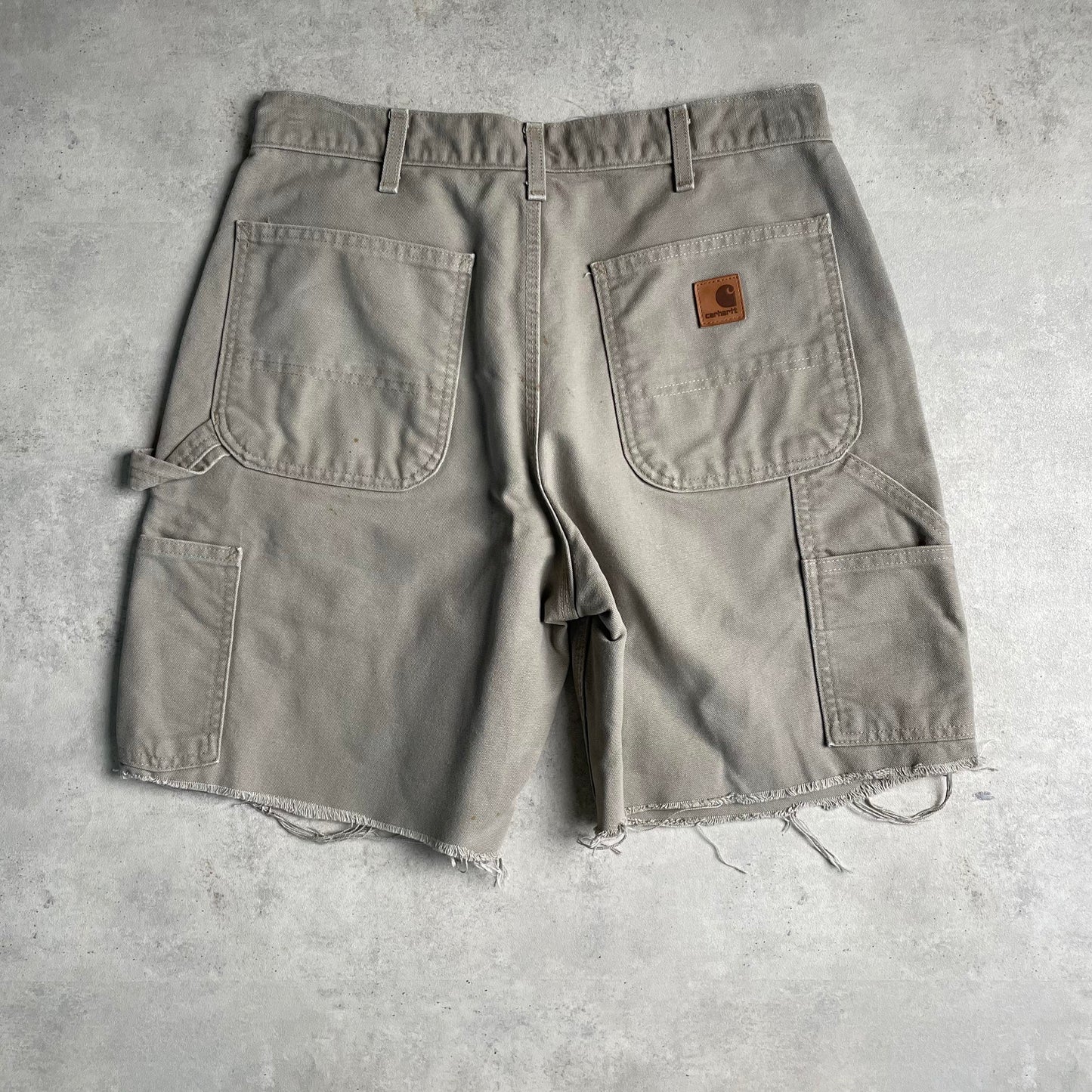 Carhartt homokszínű carpenter rövidnadrág