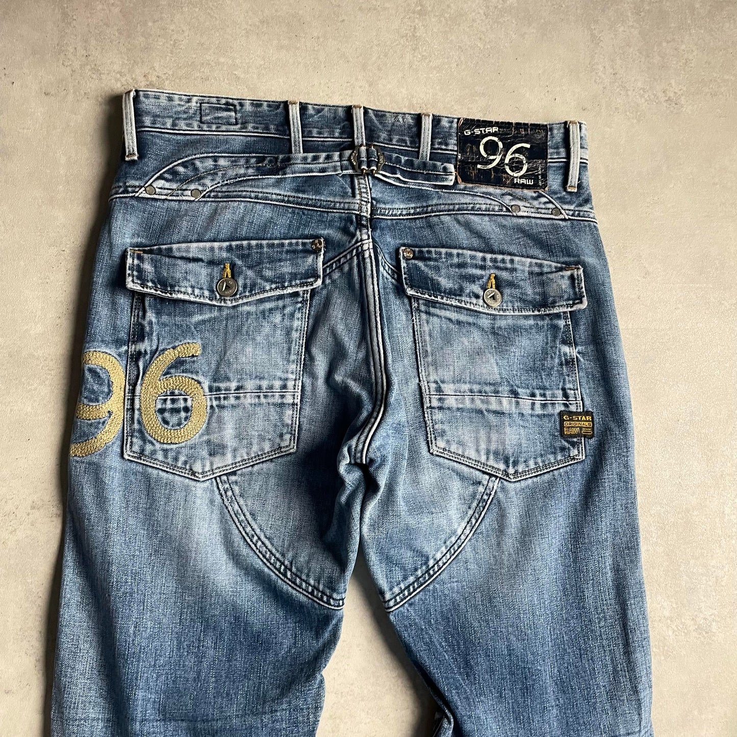 Vintage G-Star Raw biker style farmernadrág