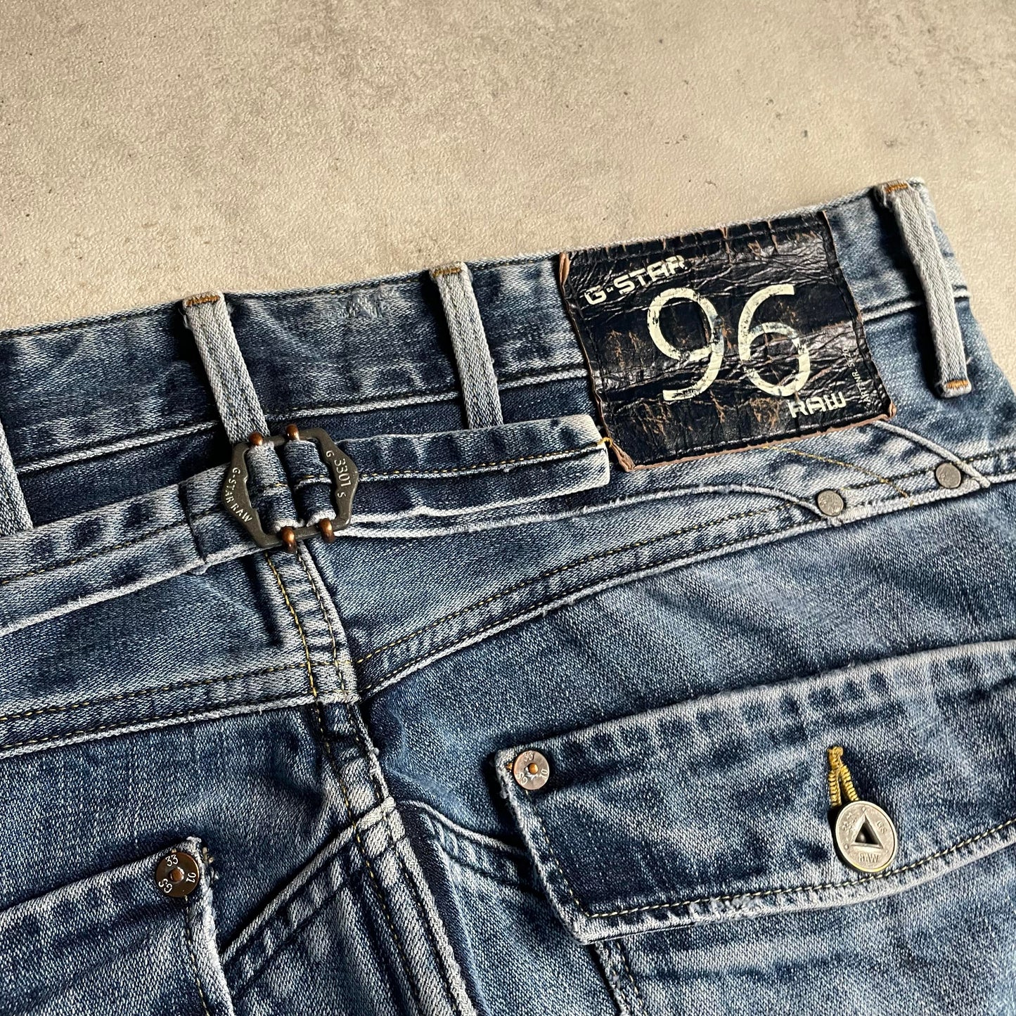 Vintage G-Star Raw biker style farmernadrág