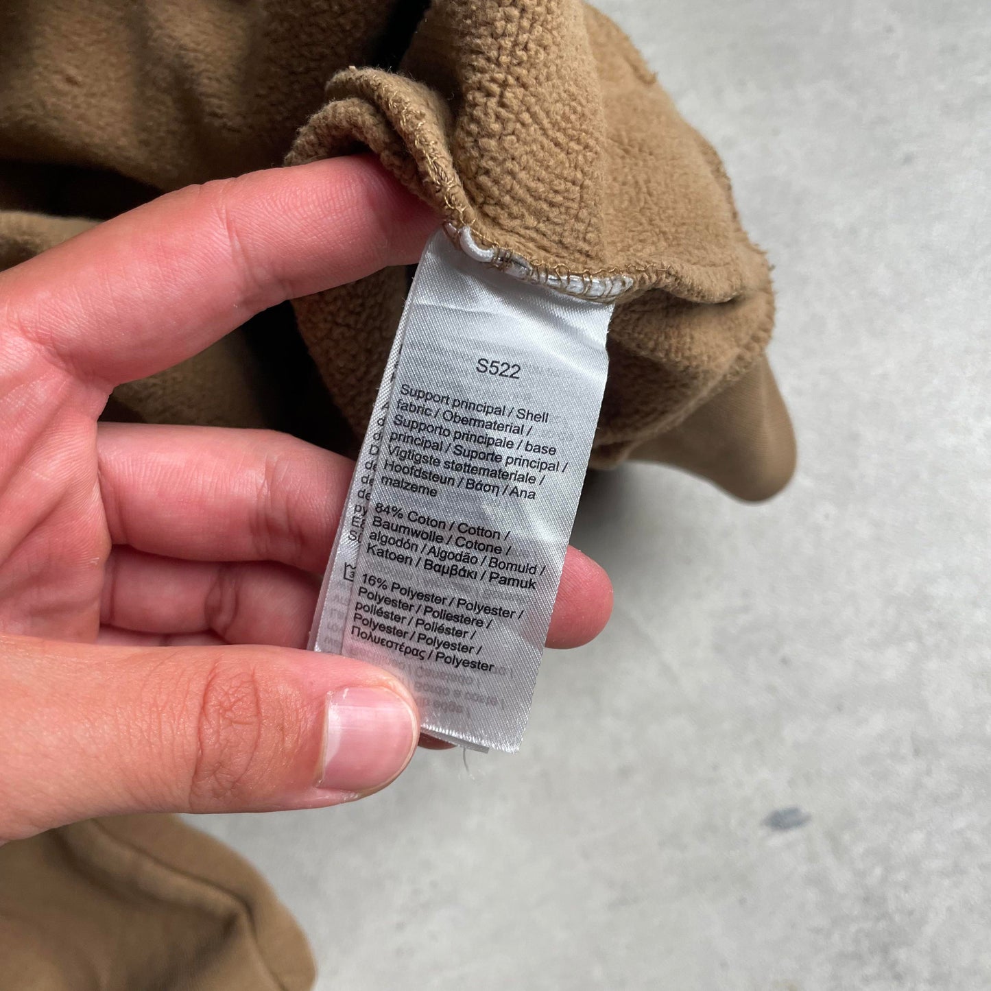 Lacoste barna zip-up hoodie