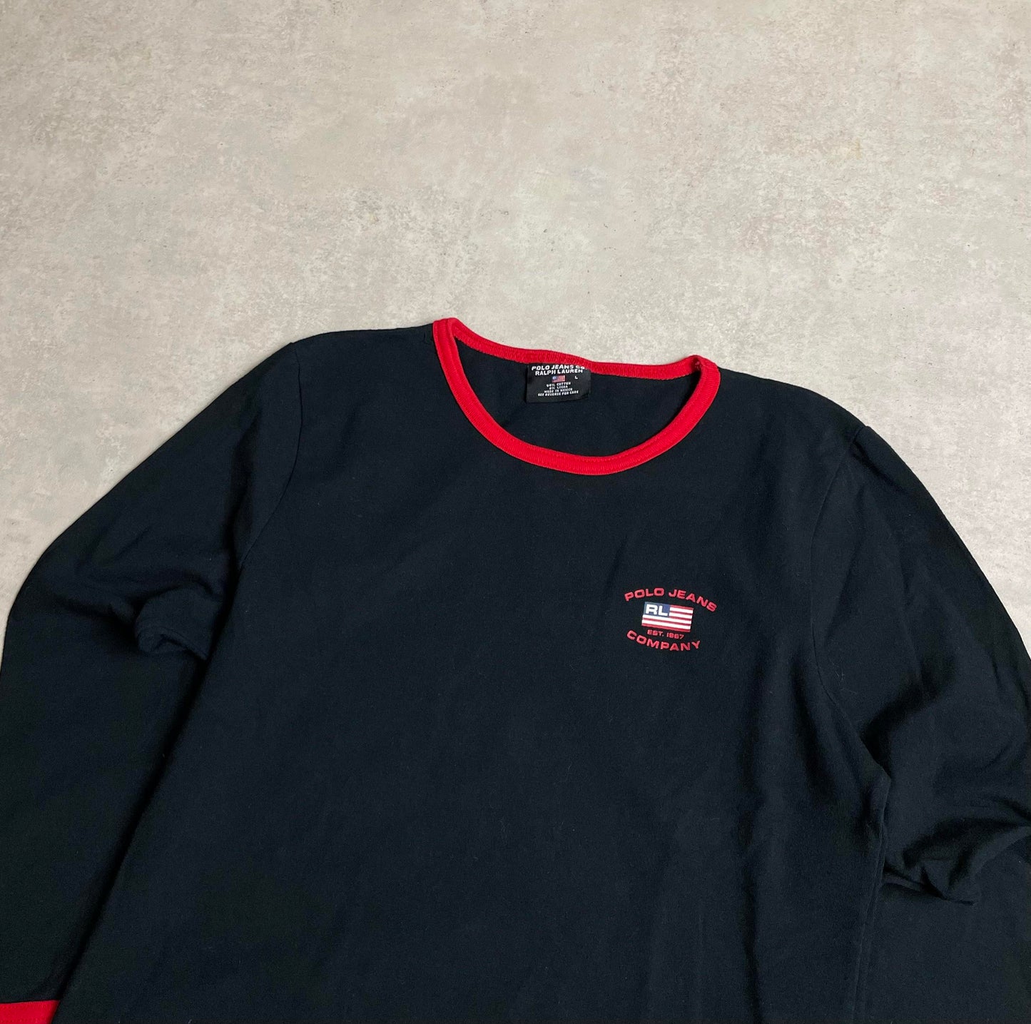 Ralph Lauren Polo Jeans Co. környakú pulcsi