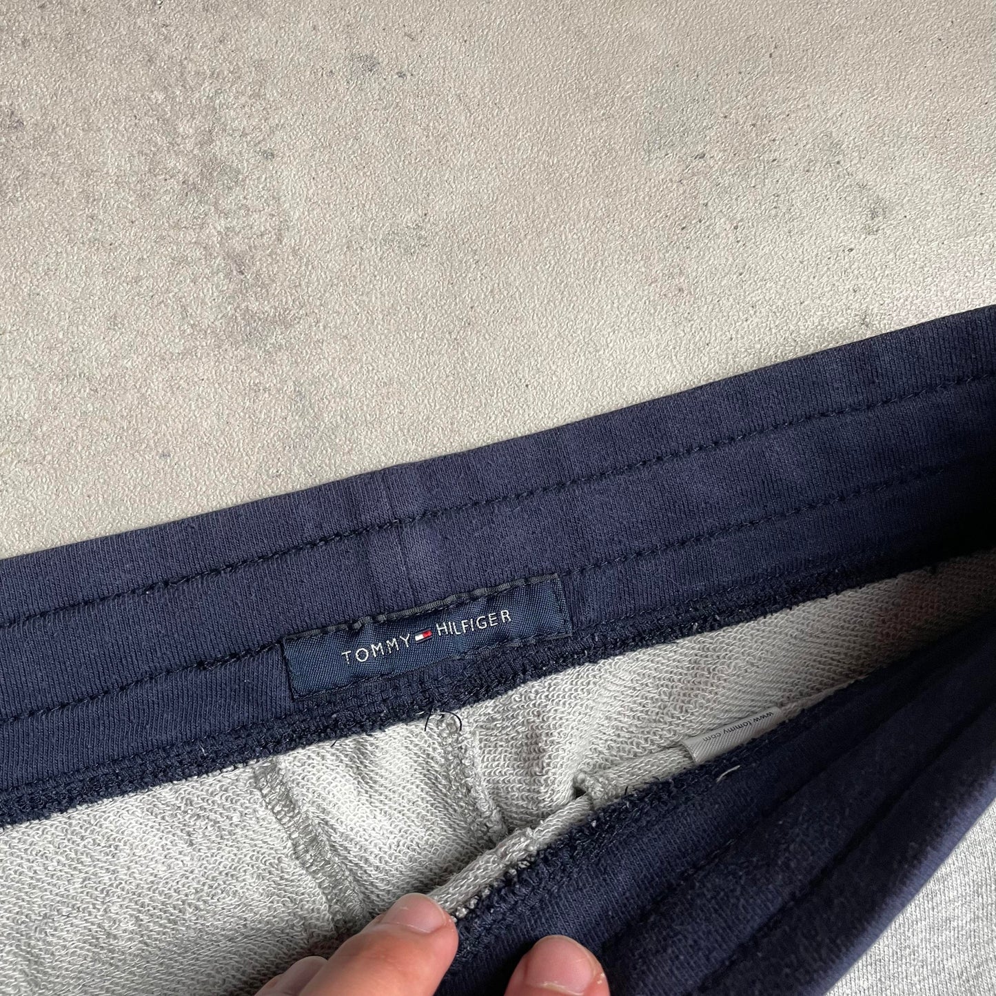 Tommy Hilfiger big logo pamut rövidnadrág