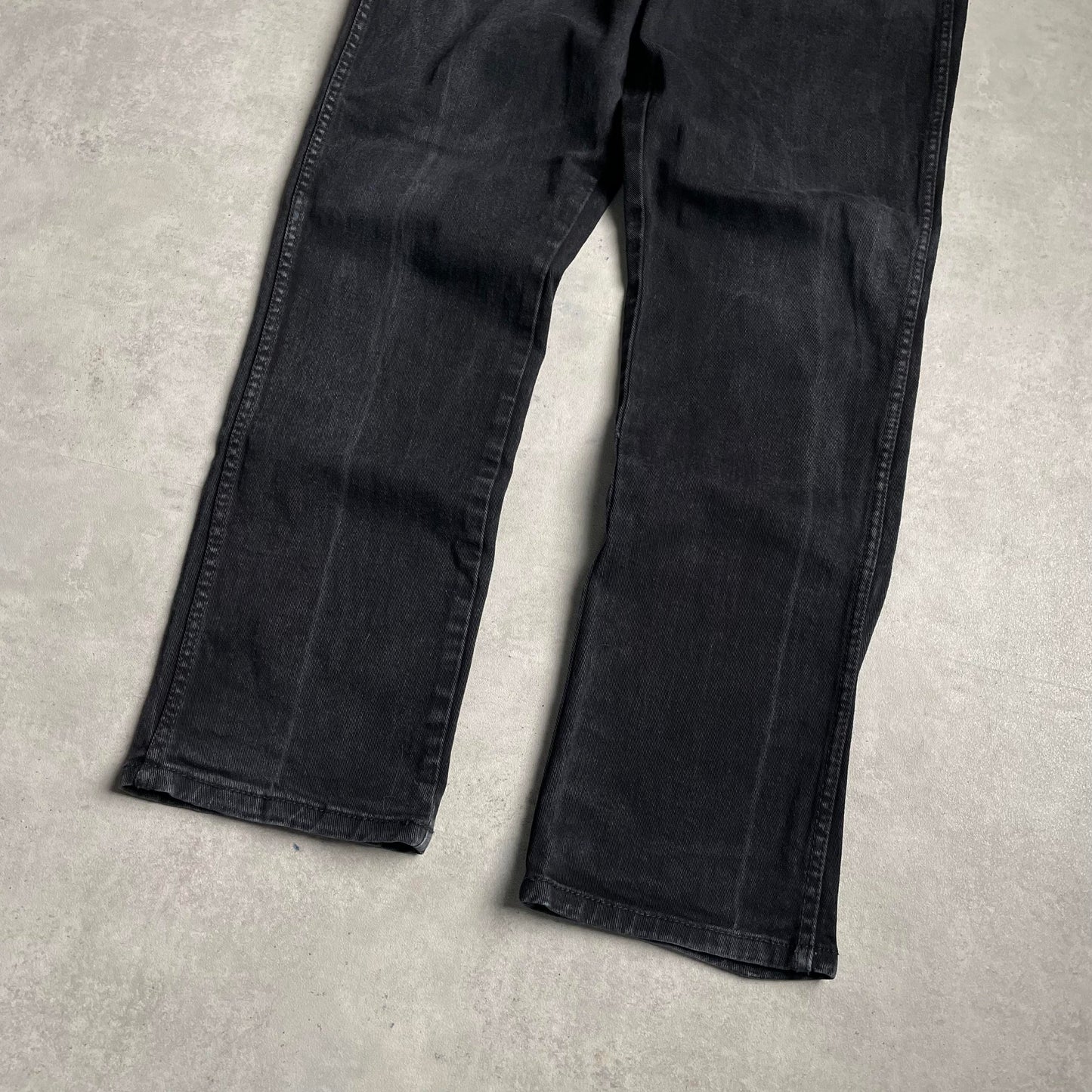 Wrangler fekete slim fit stretch farmernadrág