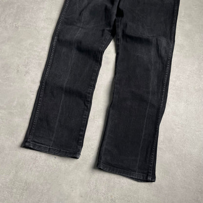 Wrangler fekete slim fit stretch farmernadrág
