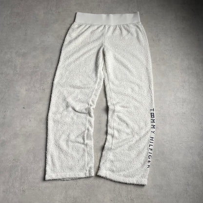 Tommy Hilfiger szőrmés high waist nadrág