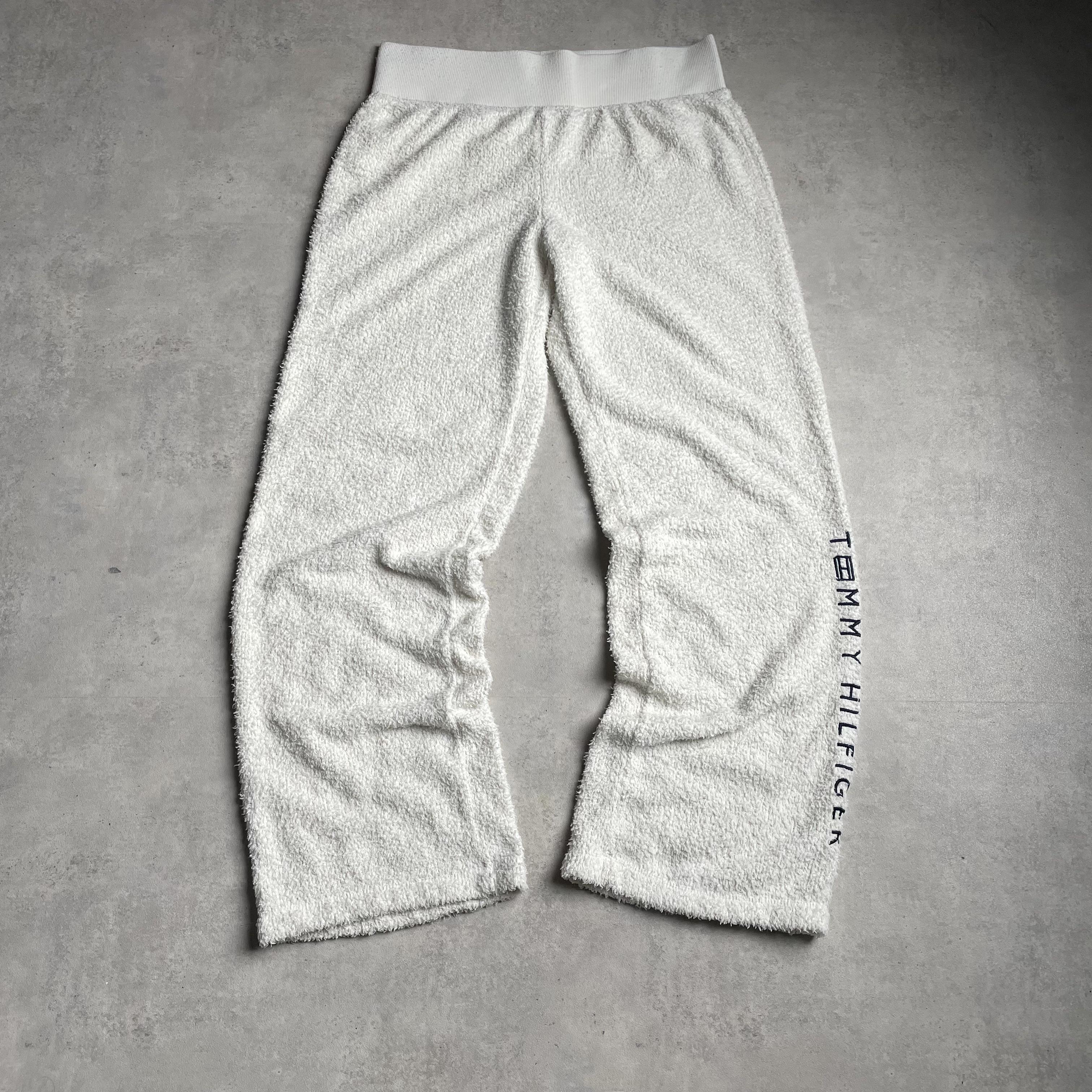 Tommy Hilfiger szőrmés high waist nadrág