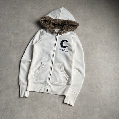 Appel's y2k szőrmés zipup hoodie