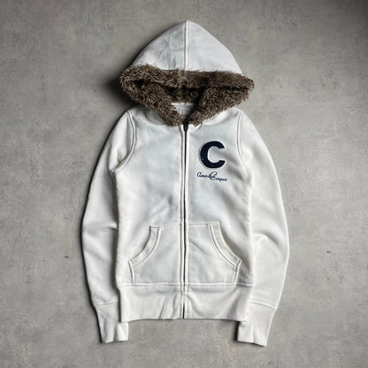 Appel's y2k szőrmés zipup hoodie