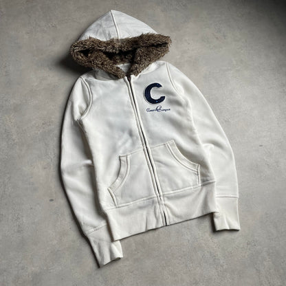 Appel's y2k szőrmés zipup hoodie
