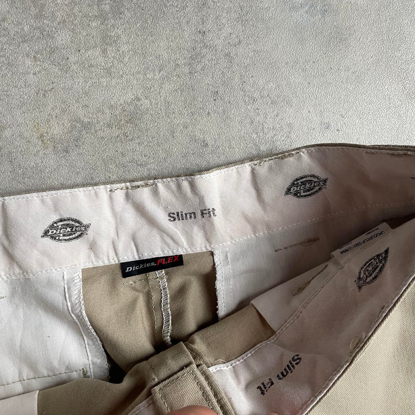 Dickies bézs slim fit rövidnadrág