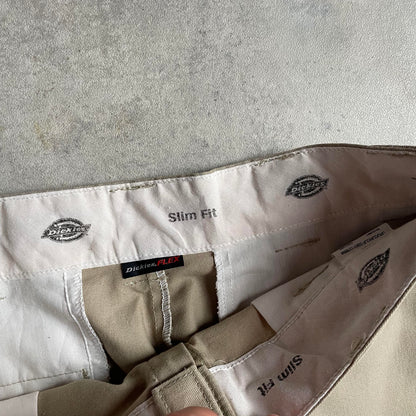 Dickies bézs slim fit rövidnadrág