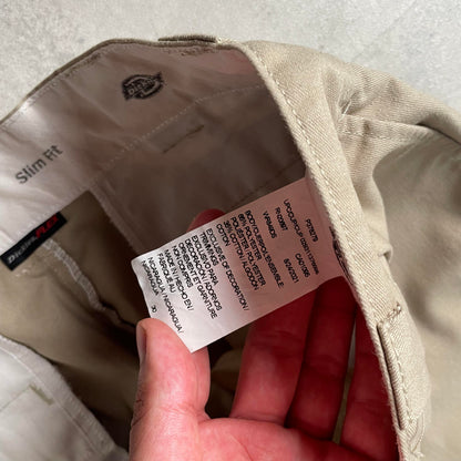Dickies bézs slim fit rövidnadrág