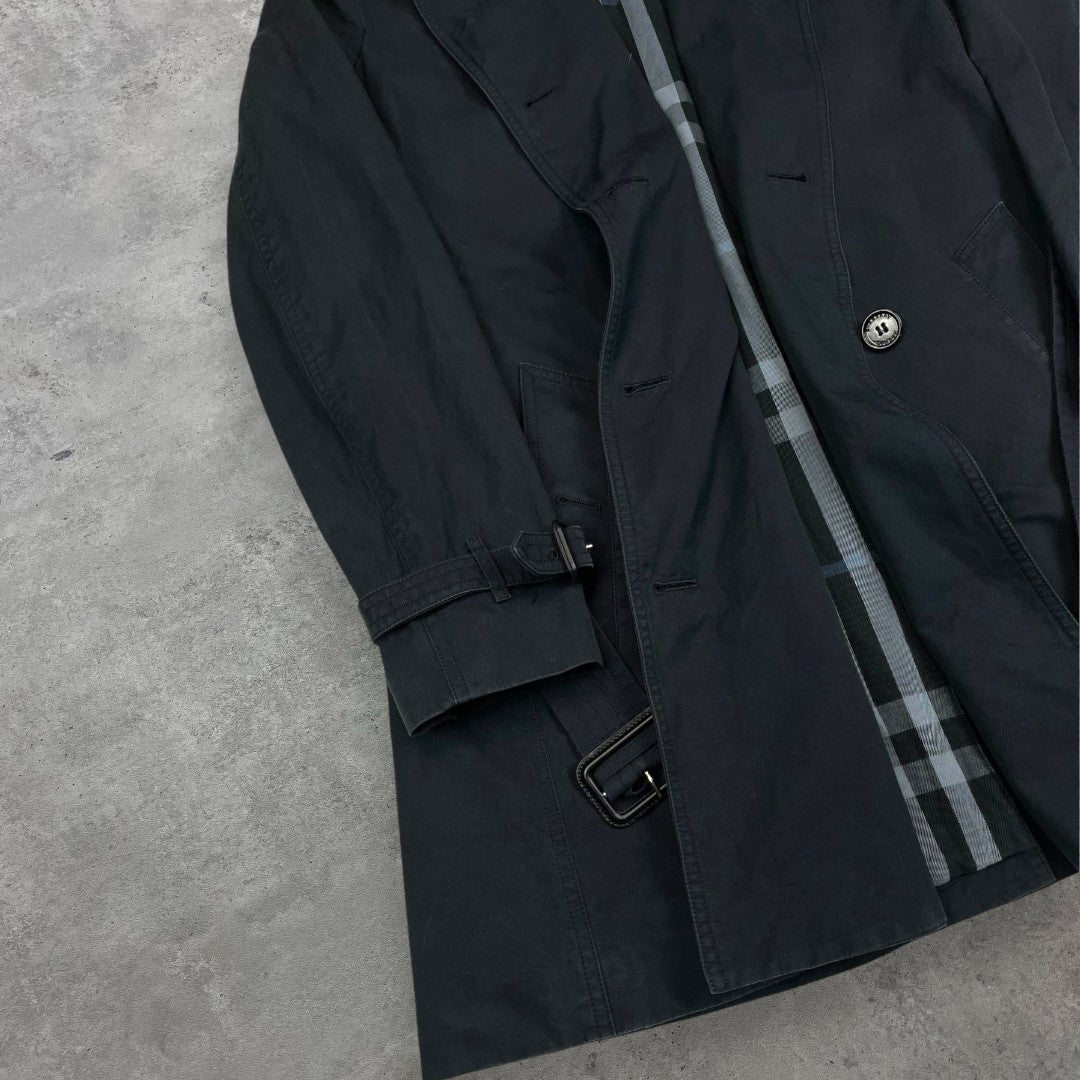 Burberry fekete női ballonkabát