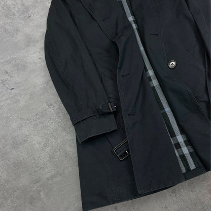 Burberry fekete női ballonkabát