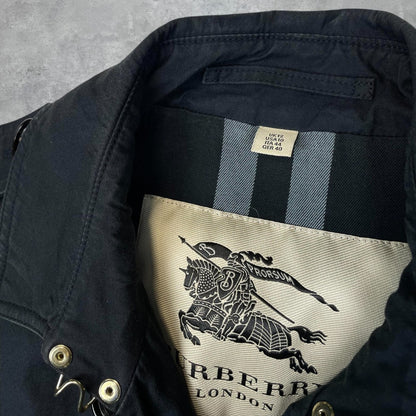 Burberry fekete női ballonkabát