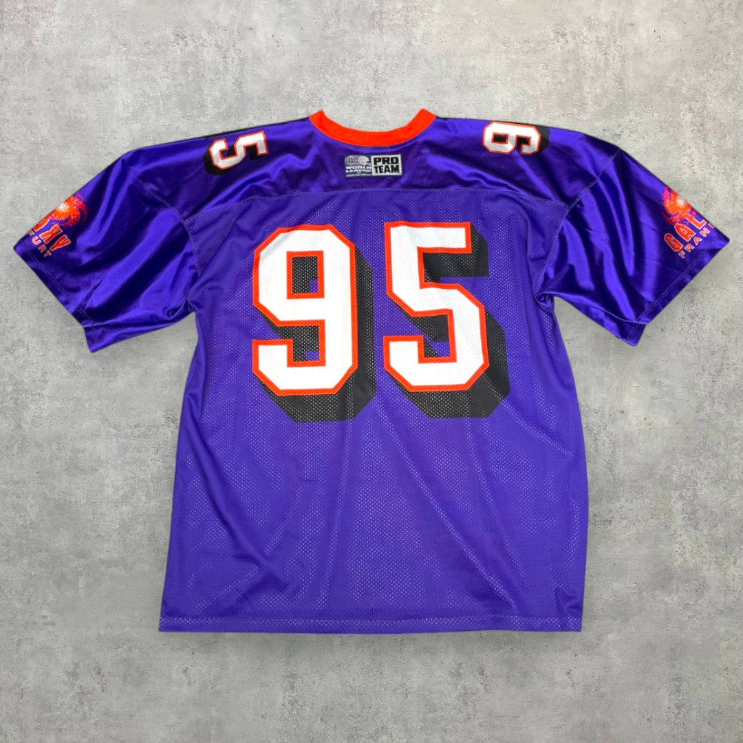 Vintage 1995 Reebok Frankfurt Galaxy World League mez