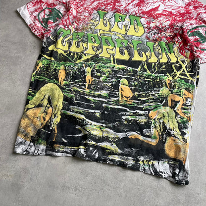 Led Zeppelin House of the Holy batikolt single stitch póló