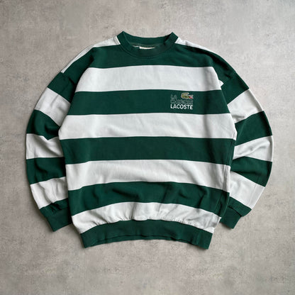 Vintage Chemise Lacoste csíkos crewneck