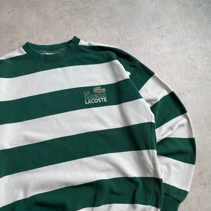 Vintage Chemise Lacoste csíkos crewneck