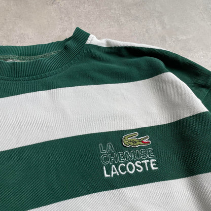 Vintage Chemise Lacoste csíkos crewneck