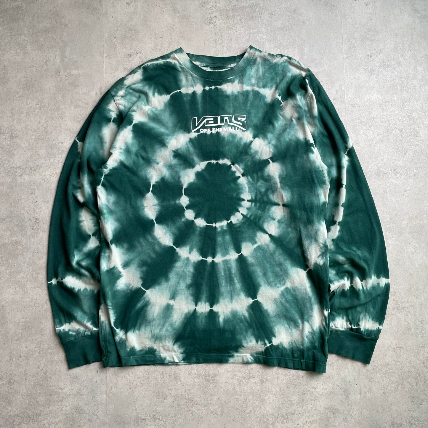Vans zöld batikolt longsleeve