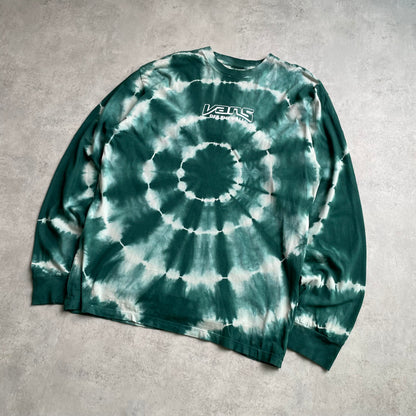 Vans zöld batikolt longsleeve