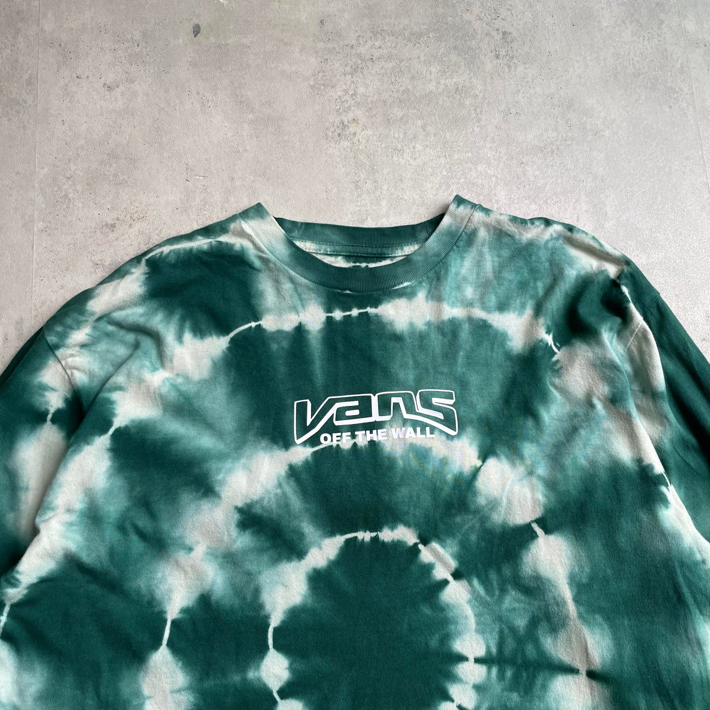 Vans zöld batikolt longsleeve