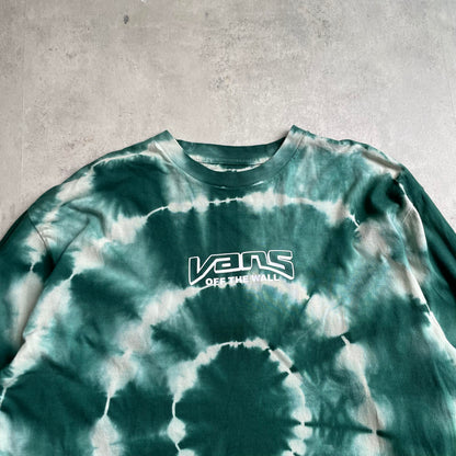 Vans zöld batikolt longsleeve