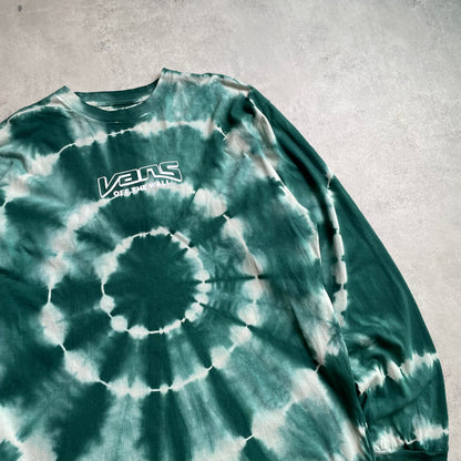Vans zöld batikolt longsleeve