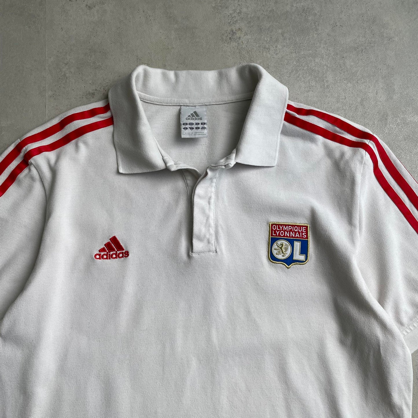 Vintage Adidas Fc Olympique Lyon pólóing