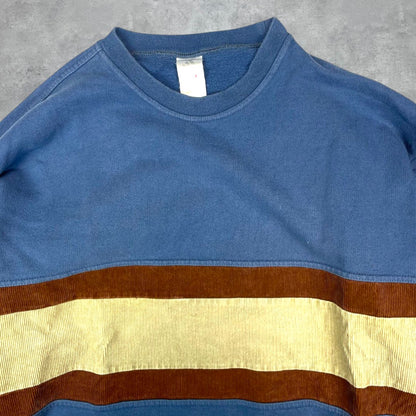 Vintage Adidas kordcsíkos pulóver