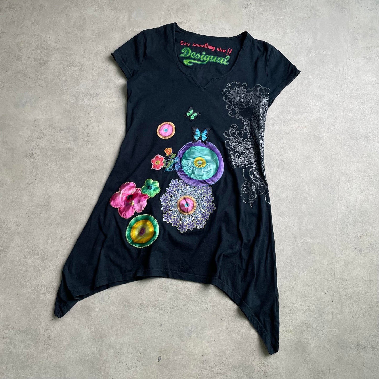 Desigual y2k hosszított póló