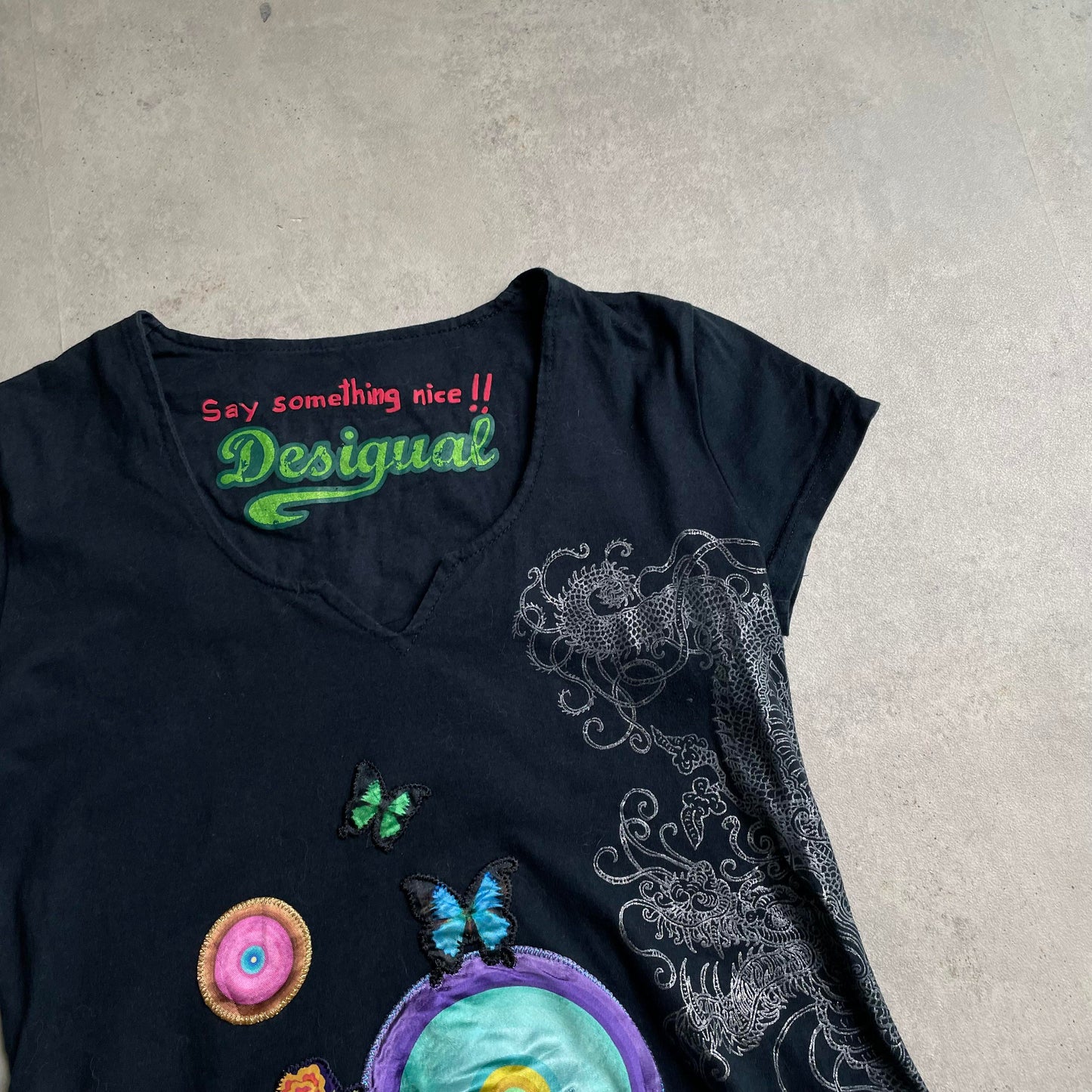 Desigual y2k hosszított póló
